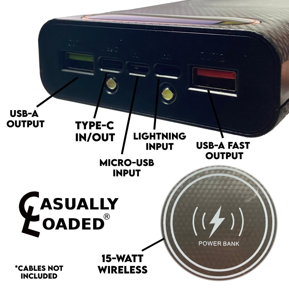 Powerflow Plus all in one type c USB C fast charging large capacity Australian made lithium-ion portable charger powerbank