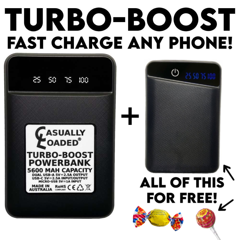Turbo-Boost Fast Portable Powerbank