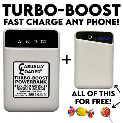 Turbo-Boost Fast Portable Powerbank