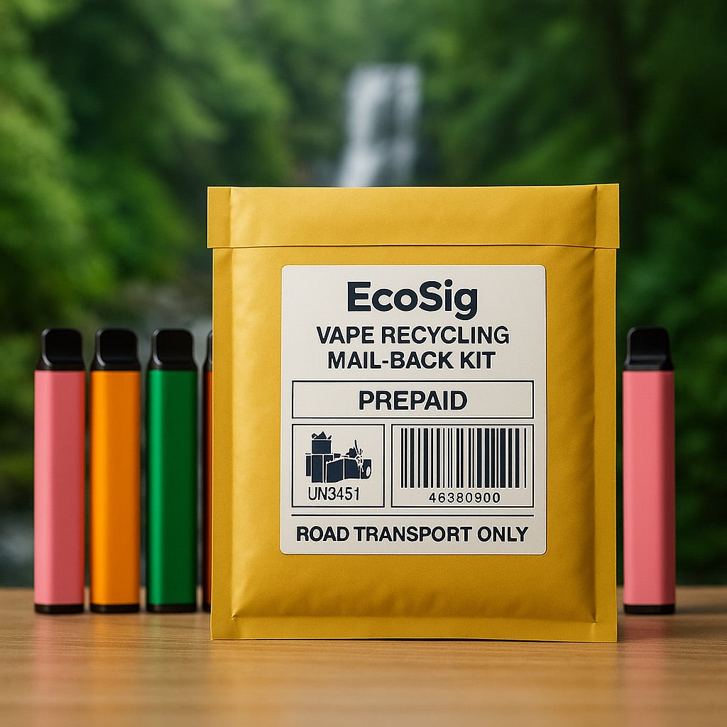 EcoSig Prepaid Vape Recycling Mail-Back Kit