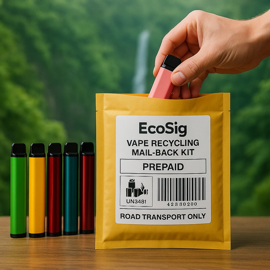 EcoSig Prepaid Vape Recycling Mail-Back Kit